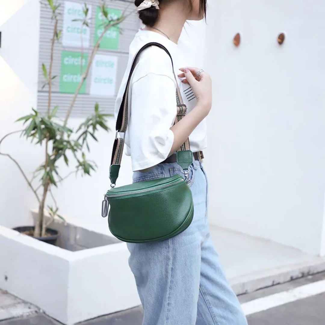 Rosa leather satchel - Cute and trendy-Elly Rose