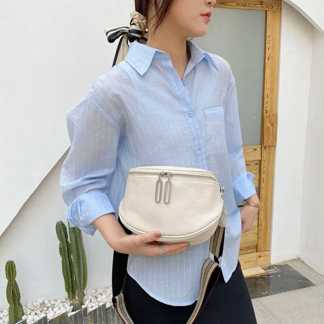 Rosa leather satchel - Cute and trendy-Elly Rose