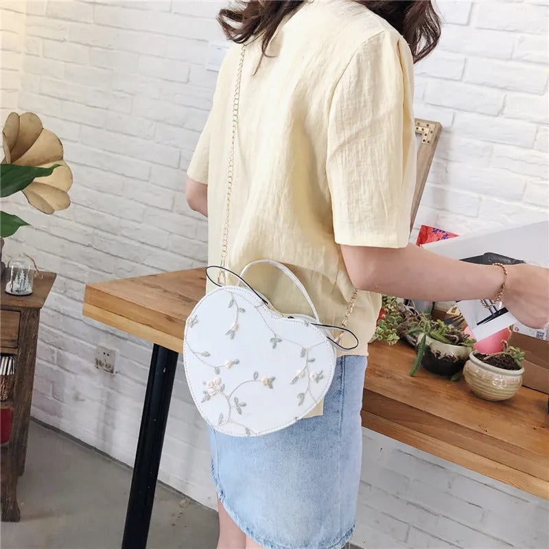 Love - Sturdy heart-shaped shoulder bag-Elly Rose