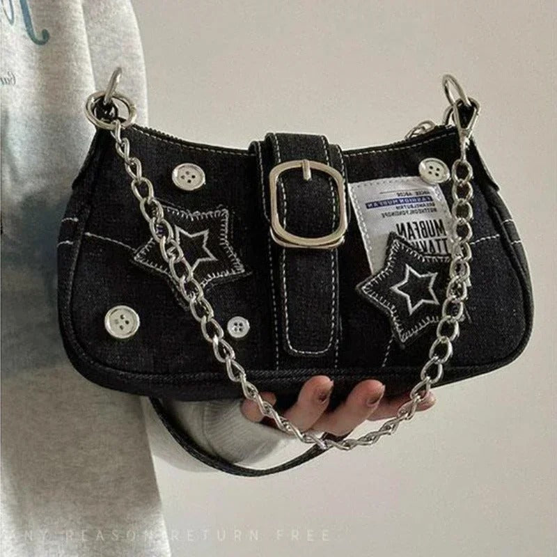 Y2K - Star-shaped shoulder bag-Elly Rose