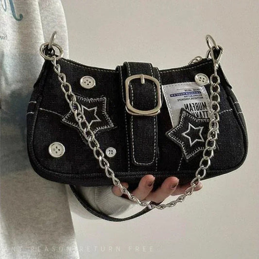 Y2K - Star-shaped shoulder bag-Elly Rose