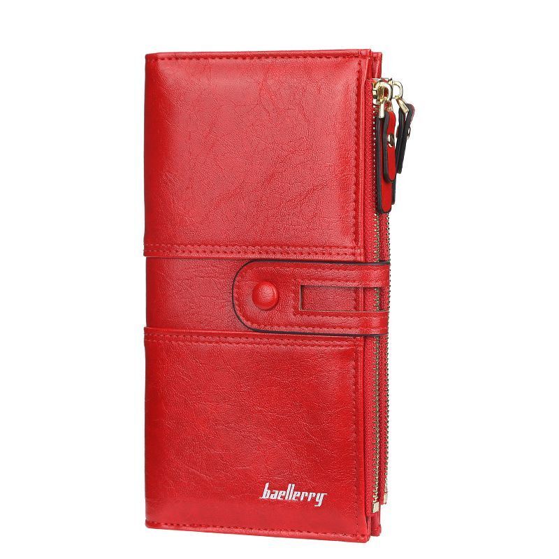 Classic wallet with double zip closure | Trendy and practical-Elly Rose