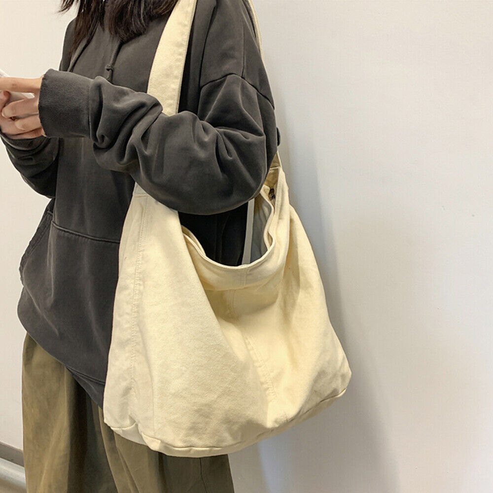 Lieke | Women's canvas shoulder bag, practical and elegant-Elly Rose