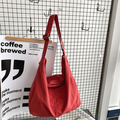 Lieke | Women's canvas shoulder bag, practical and elegant-Elly Rose