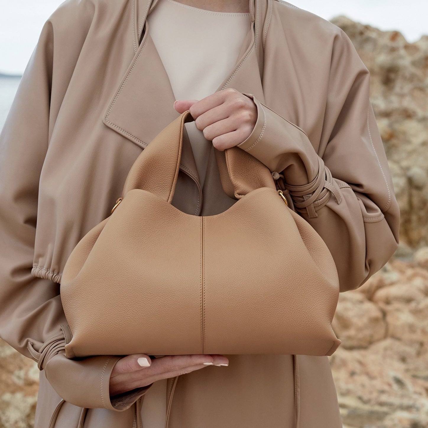 Vintage bag in soft leather - Trina-Elly Rose