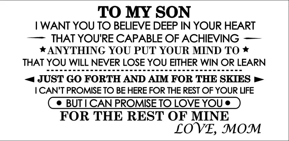 Love - Leather wallet for sons-Elly Rose