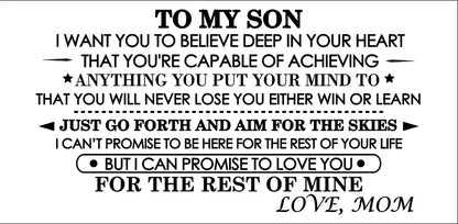 Love - Leather wallet for sons-Elly Rose
