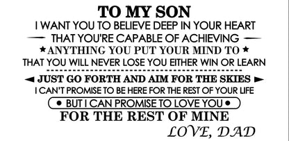 Love - Leather wallet for sons-Elly Rose