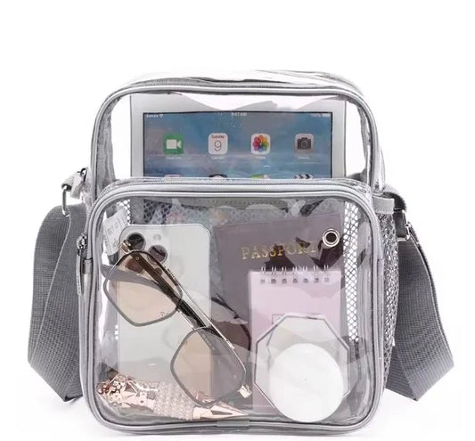 VisiChic - Elegant, transparent shoulder bag-Elly Rose